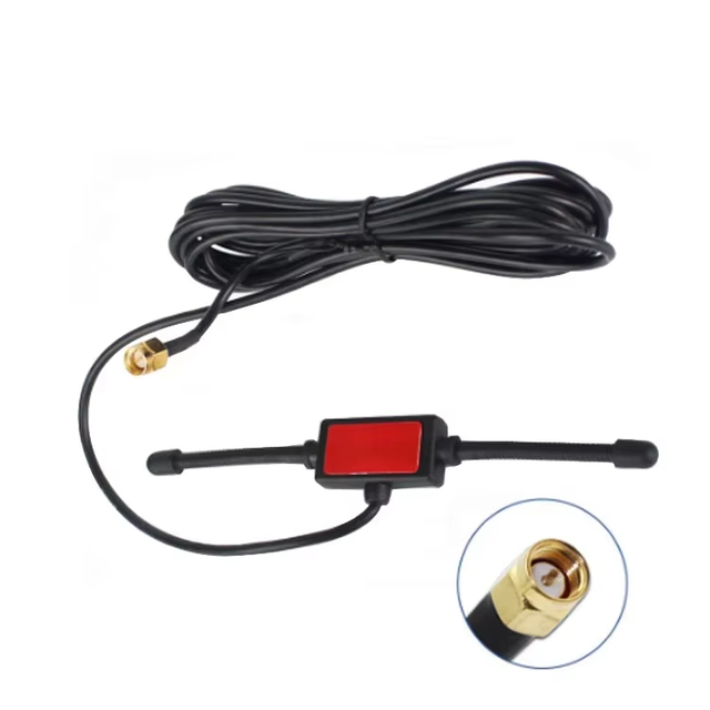 GSM GPRS 900-1800MHz Patch Antenna with SMA Male RG174 Stable signal Adhesive Antenna for Ham Car Radio