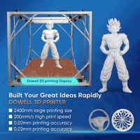 Imprimante 3D à granulés AI Smart FGF grand format 2400 mm avec nivellement automatique et alimentation automatique pour l'impression industrielle