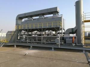 Katalytische Verbrandingsdesorptie Actieve Kool + Co Mechanische Apparatuur Voor Het Behandelen Van Organisch Afvalgas