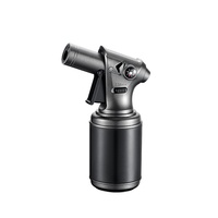 Briquet torche portable transfrontalier ultra-grande capacité à flamme directe haute température au butane pour la cuisson, l'éclairage et l'encens