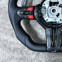 Volant en fibre de carbone M Sport pour BMW M3 F30 F15 F16 F20 F21 F25 F26 M5 F10 F11 F06 F07 F12 F13 F01 E90 E90 X5 E70 E87 E81