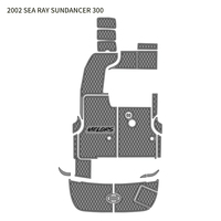 Plancher de bateau en mousse EVA imitation teck CNC personnalisé, antidérapant, pour Sea Ray Sundancer 300 de 2002