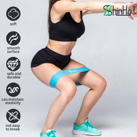 Bande de Résistance en TPE Écologique Personnalisée Shinho Manufacturer EU PPWR REACH pour Entraînement de Force, Fessiers et Pilates