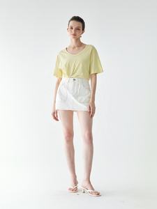 Jupe en jean taille haute vintage pour femme YUANBOFEI, jupe en jean décontractée boyfriend, jupe en jean rétro classique mini pour femme - Product Image 2