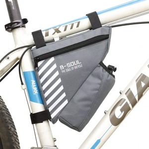 Muestra gratuita: Bolsa multifuncional impermeable de poliéster para bicicleta, para deportes de aventura, con soporte para trípode, para bicicleta de montaña - Product Image 3