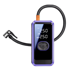 Pompe à air numérique pour voiture, gonflage rapide, batterie au lithium, compacte, pour voiture et moto - Product Image 1