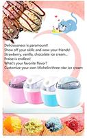 Machine à crème glacée avec système de refroidissement par compresseur adapté à la crème glacée maison