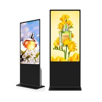 65 75 86 pouces Smart Vertical LCD Publicité Totem Kiosque CMS Logiciel Publicité interactive Signalisation numérique avec écran tactile