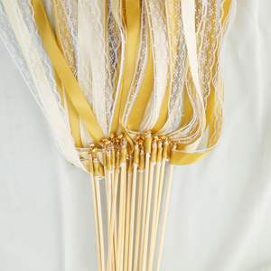 ริบบิ้นแท่งพร้อมกระดิ่ง ผ้าไหมลูกไม้ ริบบิ้นตกแต่งงานปาร์ตี้ งานแต่งงาน วันเกิด วันหยุด และกิจกรรมต่างๆ - Product Image 4