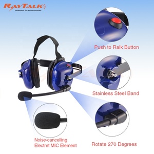 Hight Noise Cancelling Tws Earphones Heavy Duty <strong>Headset</strong> with Replacement Microphone Behind-the-Head <strong>Headset</strong> - Product Image 6