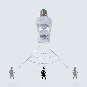 E27 lampholder với cảm biến 110-220V cảm ứng ánh sáng cảm biến chuyển động E27 ổ cắm trần LED Giữ Bóng đèn cho Nhà - Product Image 1