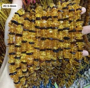 Gemya Bán Buôn Tự Nhiên Chất Lượng Cao Hổ Phách Hình Dạng Không Thường Xuyên Hạt Đá Quý Lỏng Hạt Đối Với Trang Sức Làm DIY - Product Image 1