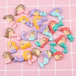 Pièces en résine de <span class=keywords><strong>sirène</strong></span> bricolage colle crème pièces faites à la main série océan résine artisanat mignon <span class=keywords><strong>sirène</strong></span> en résine pour la décoration - Product Image 2