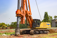 JOVE JVR360Z Foreuse rotative hydraulique, machine de forage de fondations et de pieux, d'origine Hunan, avec pompe à moteur compacte