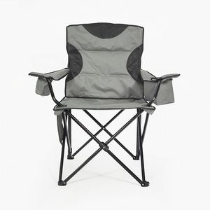 QM Folding <b>Camping</b> <b>Chair</b> Outdoor <b>Chair</b> Outdoor Cotton Padded Foldable and <b>Camping</b> <b>Chair</b> With Side Bag and Cooler Bag - Product Image 1