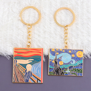 Nuovi Arrivi: Portachiavi e Spille con l'Opera d'Arte 'Il Grido', <span class=keywords><strong>Van</strong></span> <span class=keywords><strong>Gogh</strong></span> 'La Notte Stellata' e 'I Girasoli' - Product Image 5