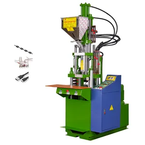 Mesin pembuat injeksi plastik, mesin cetak kabel Patch Rj45, mesin injeksi plastik vertikal, kapasitas 150Kg, 110mm