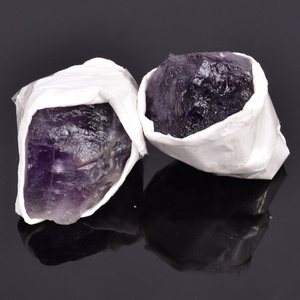 Bán Buôn Pha Lê Khoáng Sản Thạch Anh Tự Nhiên Giấc Mơ Thạch Anh Tím Thô Nguyên Liệu Đá Cho Chakra Chữa Bệnh Sản Phẩm Hộp Set - Product Image 4