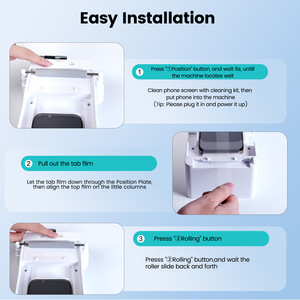 Protector de Pantalla de Vidrio Templado 9H <span class=keywords><strong>para</strong></span> Teléfono Móvil, Fácil Instalación, Resistente a la Suciedad, Sin Burbujas, con Herramienta Aplicadora, Venta al Por Mayor de Fábrica - Product Image 3