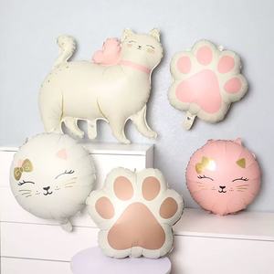 Globo <span class=keywords><strong>de</strong></span> <span class=keywords><strong>Helio</strong></span> <span class=keywords><strong>con</strong></span> Diseño <span class=keywords><strong>de</strong></span> Gato y Huella <span class=keywords><strong>de</strong></span> Gato <span class=keywords><strong>para</strong></span> Decoración <span class=keywords><strong>de</strong></span> Fiestas <span class=keywords><strong>de</strong></span> <span class=keywords><strong>Cumpleaños</strong></span>, <span class=keywords><strong>Arreglos</strong></span> Sorpresa <span class=keywords><strong>para</strong></span> Baby Shower y Juego Infantil - Product Image 2
