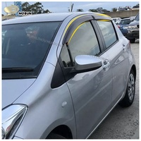 Visera de Ventana de PMMA Inyectado para TOYOTA YARIS VITZ HB XP130 2011-2019, Protector de Ventilación, Protector contra la Intemperie, Cortavientos, Protector de Lluvia