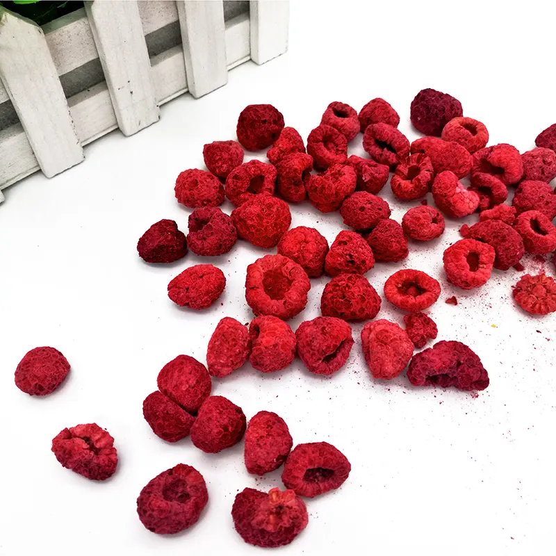 टीटीएन सबसे अधिक बिकने वाला गर्म चीनी उत्पाद सूखे फल फ्रीज सूखे रास्पबेरी