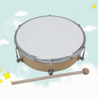 Cheap Price Percussion Hand Drum Tunable Hand Drum 8Inch Wood Hand Drum Toy