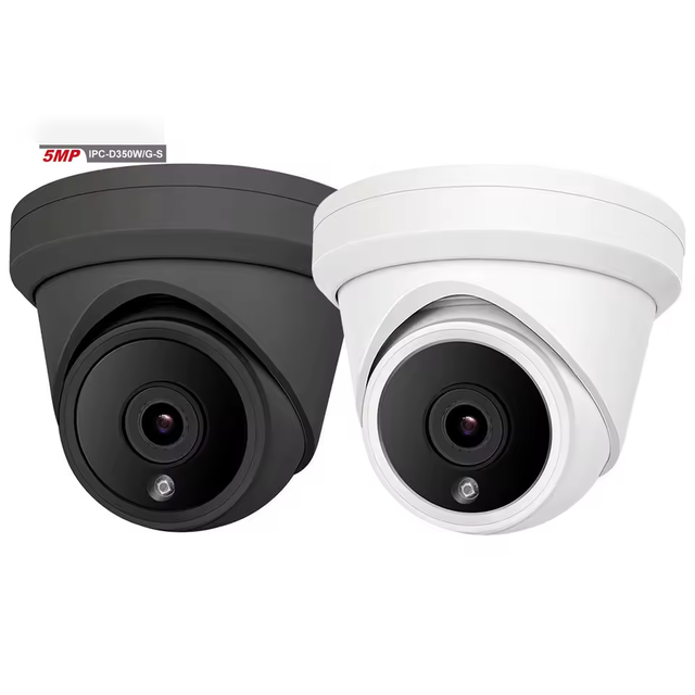 5MP Turret POE IP Camera Built in Microphone Home/Outdoor Security Camera H.265 IR 30m Weatherproof IP66