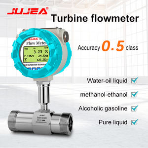 مقياس تدفق التوربينات من الفولاذ المقاوم للصدأ الملولب مع خرج من 4-20 مللي أمبير RS485 مقياس تدفق السائل المقاوم للتآكل المخصص - Product Image 4