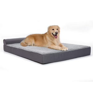 Orthopedic Dog Bed Egg-Crate Foam Dog Bed with Removable Cover Machine Washable Pet Bed