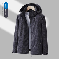Veste de sport d'extérieur tendance pour homme et femme, coupe-vent, imperméable, respirante, camouflage monocouche