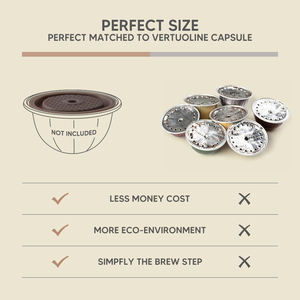 Capsules de café marques nespressos <span class=keywords><strong>vertuo</strong></span> <span class=keywords><strong>capsule</strong></span> couvercle dosettes et capsules de café couvercle bricolage toutes sortes de Type de café - Product Image 3
