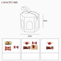 Maßgefertigte Großhandels-Geschenkbox aus Mattlaminiertem UV-Beschichtetem Kunstpapier mit Griff für Schokolade & Kuchen - Hochzeiten & Geburtstagsfeiern