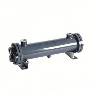 Intercambiador de Calor Tubular Serie GL, Enfriador de Aceite Horizontal con Tubos de Cobre y Carcasa de Hierro Fundido, Compatible con Fluidos Hidráulicos - Product Image 1