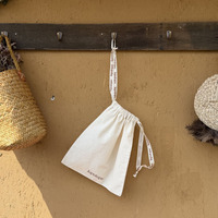 Sacs en tissu de coton personnalisés avec logo imprimé, 100 % coton biologique, pochettes anti-poussière pour bijoux, accessoires et emballage de montres, vente en gros