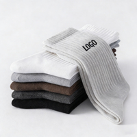 Chaussettes de sport athlétiques personnalisées de haute qualité, logo brodé, chaussettes personnalisées pour hommes