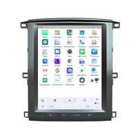 Radio para Auto RoadNavi Estilo Tesla con Android 11 para Toyota Land Cruiser 100 2003-2007, Reproductor Multimedia para Auto, Carplay Inalámbrico, 4G