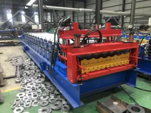 Full Automatic New Double Layer Roof Tile Roll Forming Machine Profile Customize