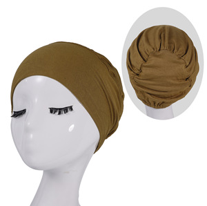 <span class=keywords><strong>Bonnet</strong></span> <span class=keywords><strong>de</strong></span> <span class=keywords><strong>nuit</strong></span> et <span class=keywords><strong>de</strong></span> douche à capuche pour <span class=keywords><strong>femme</strong></span>, en <span class=keywords><strong>coton</strong></span> mat, très élastique, couleur unie, été printemps - Product Image 3