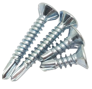 Vis autoperceuse métrique en acier au carbone, tête fraisée CSK, cruciforme Phillips, zinguée bleu-blanc, pour métal - Product Image 5