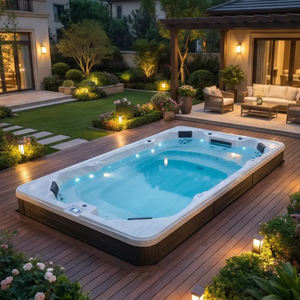 Spa de <span class=keywords><strong>nage</strong></span> sans fin pour 3 personnes DSL-466A avec commande Balboa, éclairage LED et massage, 7KW, 4660x2300x1550mm - Product Image 2