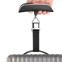 Stainless Steel Portable Digital Luggage Scale 50kg Electronic Fishing Scale Mini Handheld Weight Scale