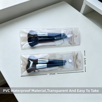 Sac de voyage pour pinceaux de maquillage en PVC, sac pour pinceaux cosmétiques, sac individuel pour pinceaux de maquillage, outils de maquillage imperméables pour femmes et filles