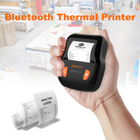 Mesin Printer Kuitansi Ponsel Bluetooth, Mini USB Portabel 58Mm