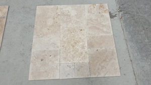 2023 cổ travertine giảm con đường lát đá Pháp mô hình thiết lập được thực hiện trong Thổ Nhĩ Kỳ CEM-FPT % 100 đá tự nhiên kết hợp màu sắc - Product Image 2