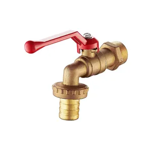 Brass Hose vòi nước TAP với vòi phun Vòi 1/2 phòng tắm ngoài trời Vườn thùng có thể khóa máy giặt bibcock nước TAP