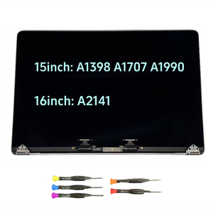 Thay Thế Máy Tính Xách Tay Mới Màn Hình <span class=keywords><strong>Lcd</strong></span> Cho <span class=keywords><strong>Macbook</strong></span> <span class=keywords><strong>Pro</strong></span> A1990 A2141 <span class=keywords><strong>A1398</strong></span> A1707 15 "16" Đầy Đủ <span class=keywords><strong>LCD</strong></span> Lắp Ráp Hoàn Chỉnh Khung Hiển Thị - Product Image 1