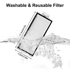 Kit de Repuestos para Robot Aspirador Xiaomi <span class=keywords><strong>Roborock</strong></span> <span class=keywords><strong>Q7</strong></span> <span class=keywords><strong>Max</strong></span> <span class=keywords><strong>Plus</strong></span>, Cepillo de Goma, Filtro, Bolsa para Polvo, Cepillo Lateral - Product Image 4