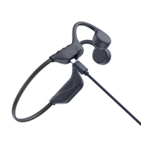Casque audio sans fil à conduction osseuse Rambotech Outdoor BT, écouteurs intra-auriculaires avec crochet d'oreille, étanche IPX4, écouteur sport sans fil pour la salle de sport GC18