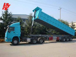 Transport lourd Chine 80 100 tonnes 4 essieux benne semi-<span class=keywords><strong>remorque</strong></span> à vendre - Product Image 3